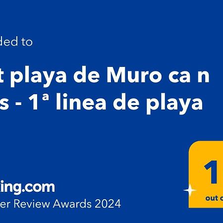 Apt Playa De Muro Ca N Ines - 1ª Linea De Playa Apartment Port de Alcudia  Luaran gambar