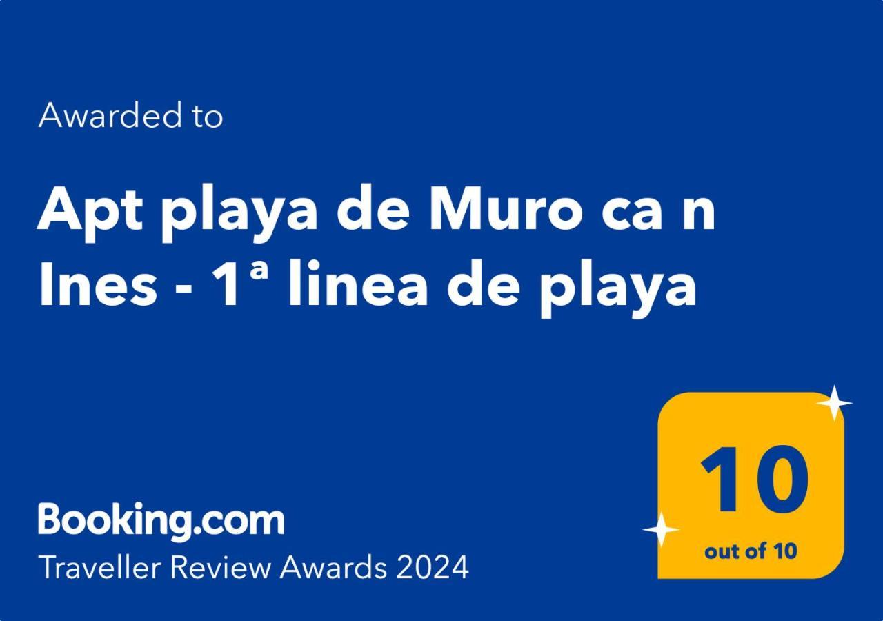 Apt Playa De Muro Ca N Ines - 1ª Linea De Playa Apartment Port de Alcudia  Luaran gambar