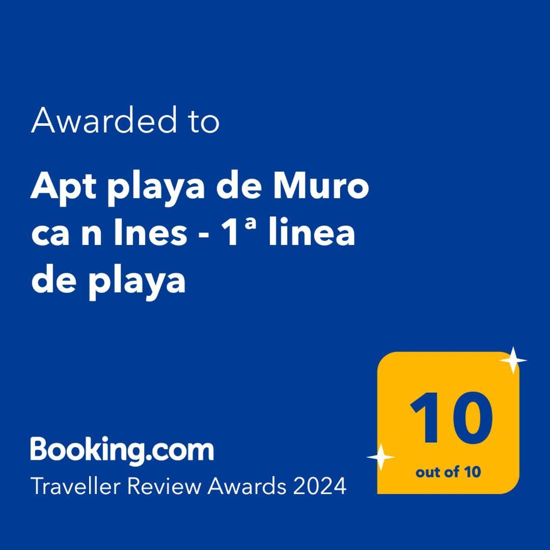 Apt Playa De Muro Ca N Ines - 1ª Linea De Playa Apartment Port de Alcudia  Luaran gambar